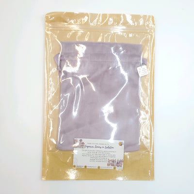 Velvet Lunch Bag with Charm