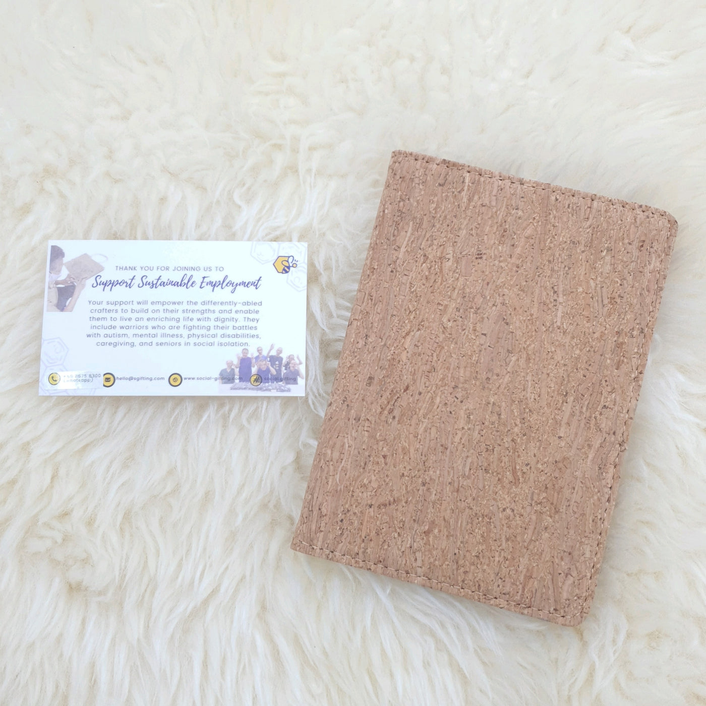 Cork Passport Cover