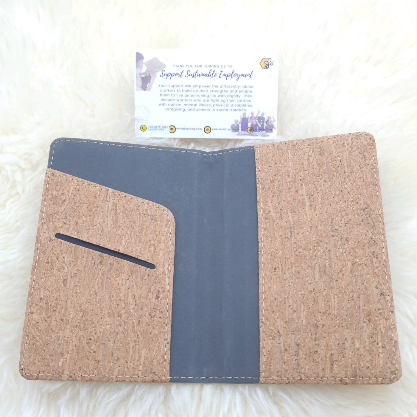 Cork Passport Cover