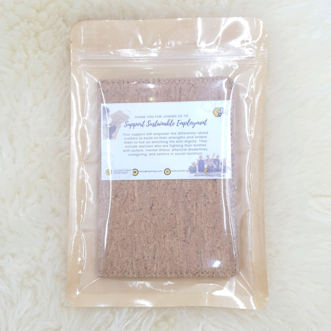 Cork Passport Cover