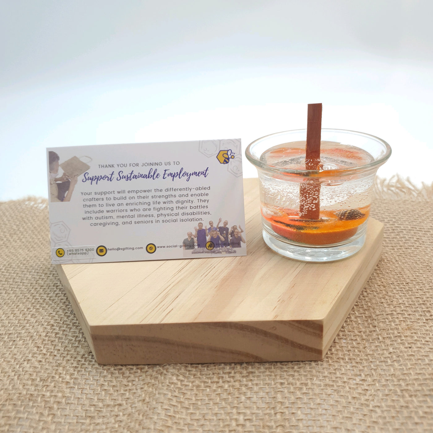 Scented Wood Wick Candles (S)