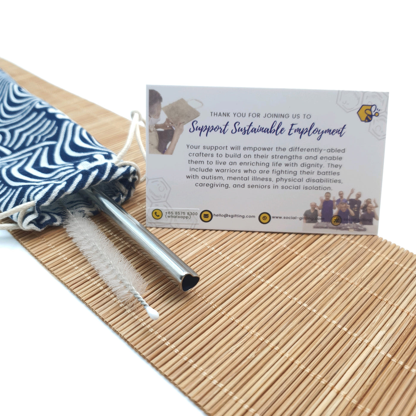 Stainless Steel Heart Shaped Straw