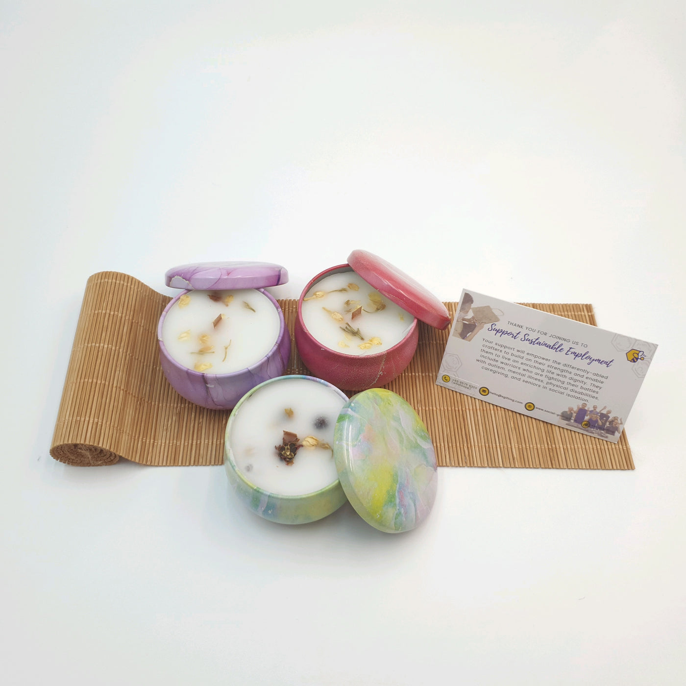 Scented Wood Wick Candles (S)