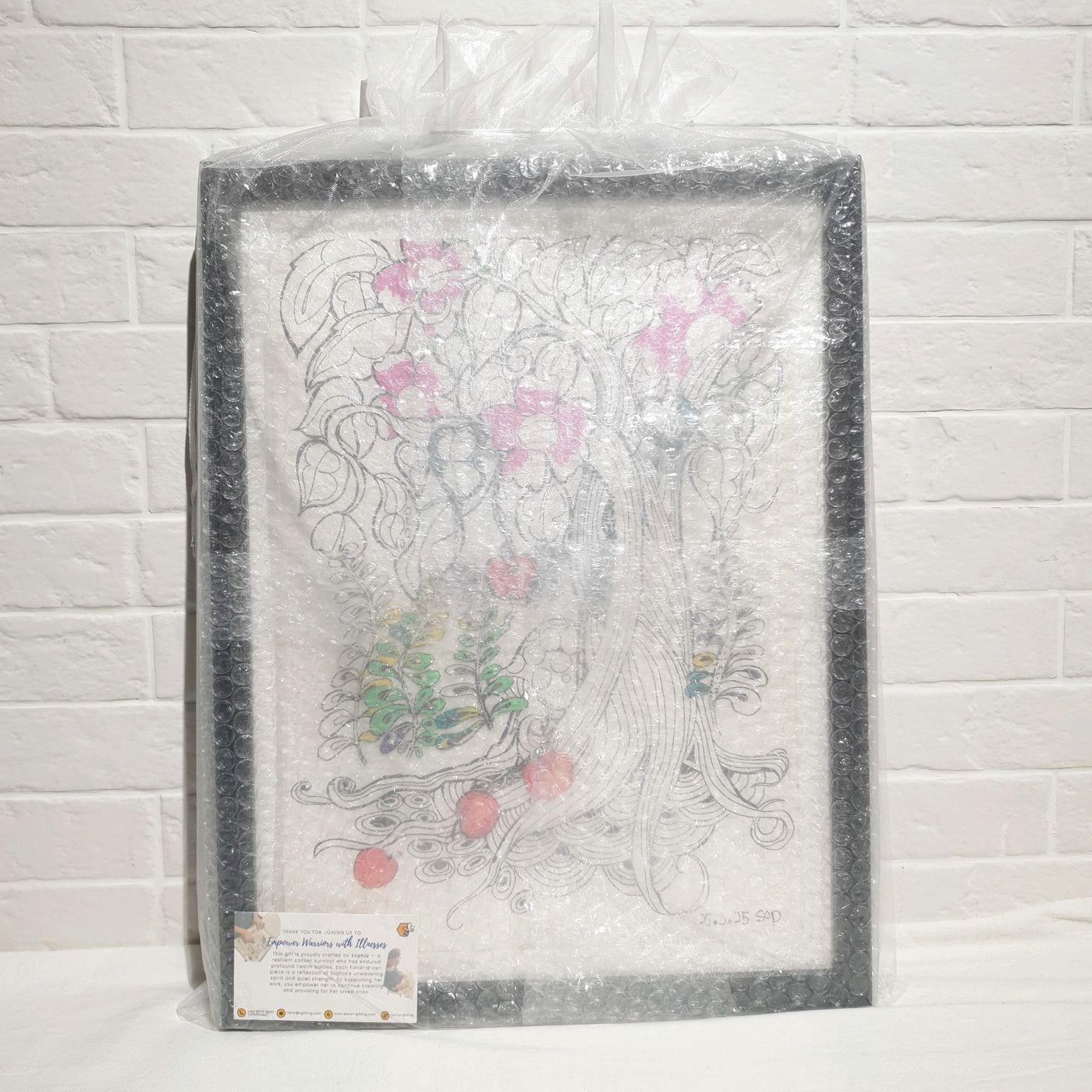 Assorted Hand-drawn Art with Frame (30 x 40)
