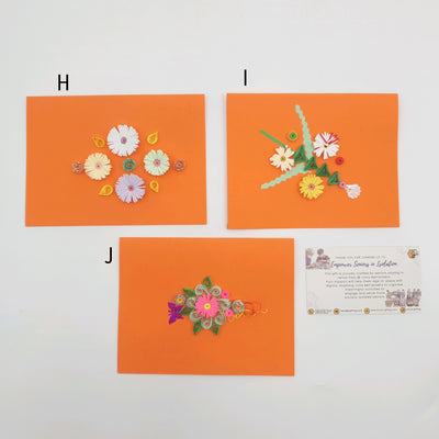 Flower Paper Quilling Greeting Card