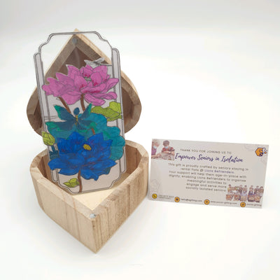 Oriental Flower Bookmarks