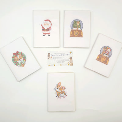 Diamond Art Sticker on Notebook