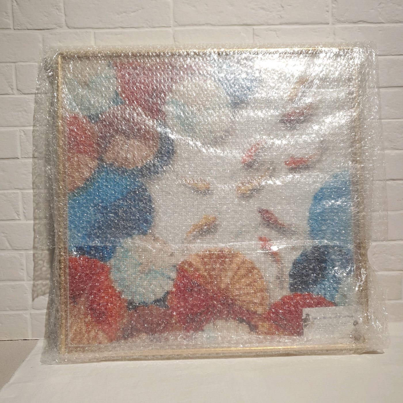 Diamond Art Koi Fishes in Gold Frame