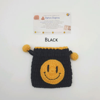 Crochet Drawstring Pouch