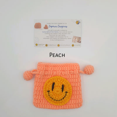Crochet Drawstring Pouch