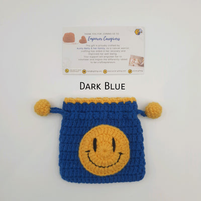 Crochet Drawstring Pouch