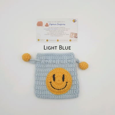 Crochet Drawstring Pouch