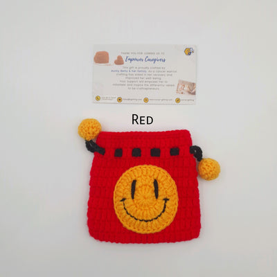 Crochet Drawstring Pouch