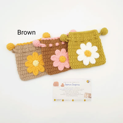Crochet Drawstring Pouch