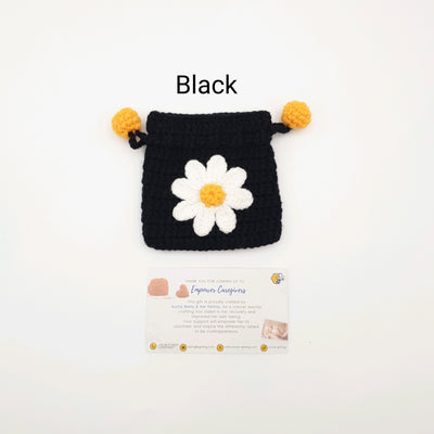 Crochet Drawstring Pouch