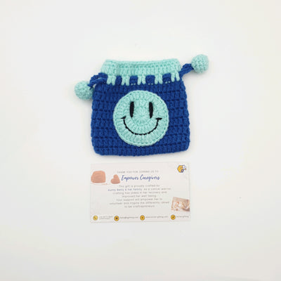 Crochet Drawstring Pouch