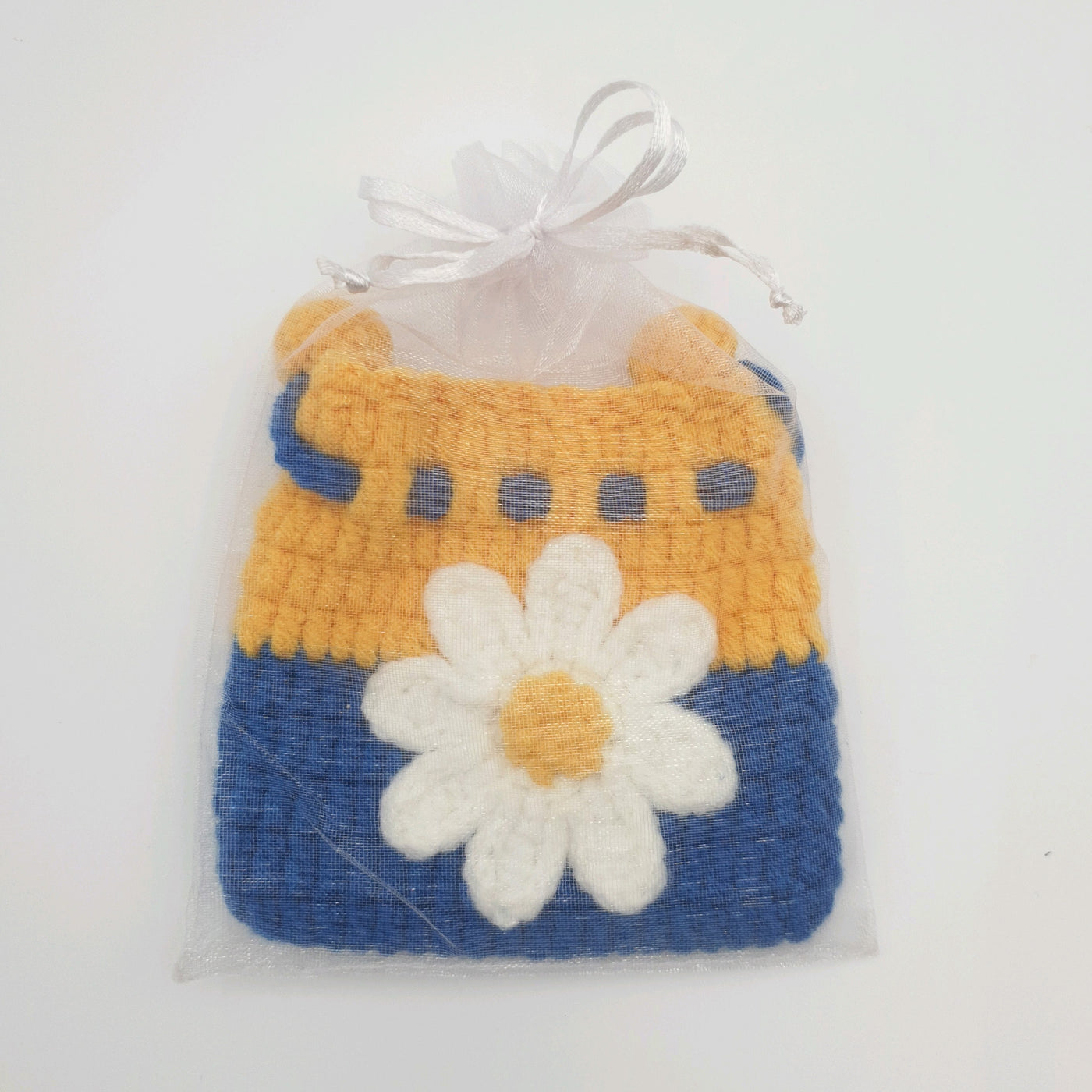 Crochet Drawstring Pouch