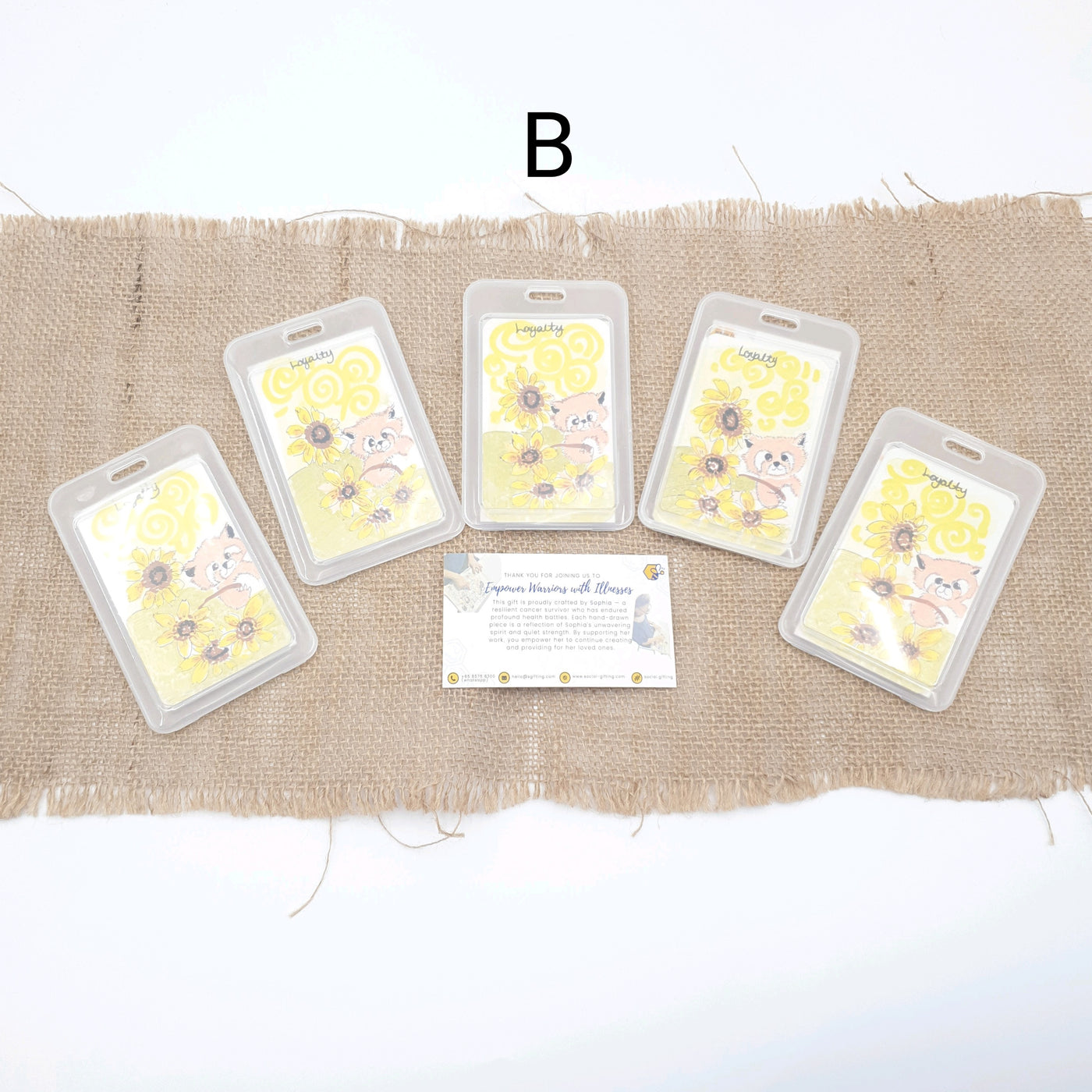 PU Leather Retractable Name Card Holder
