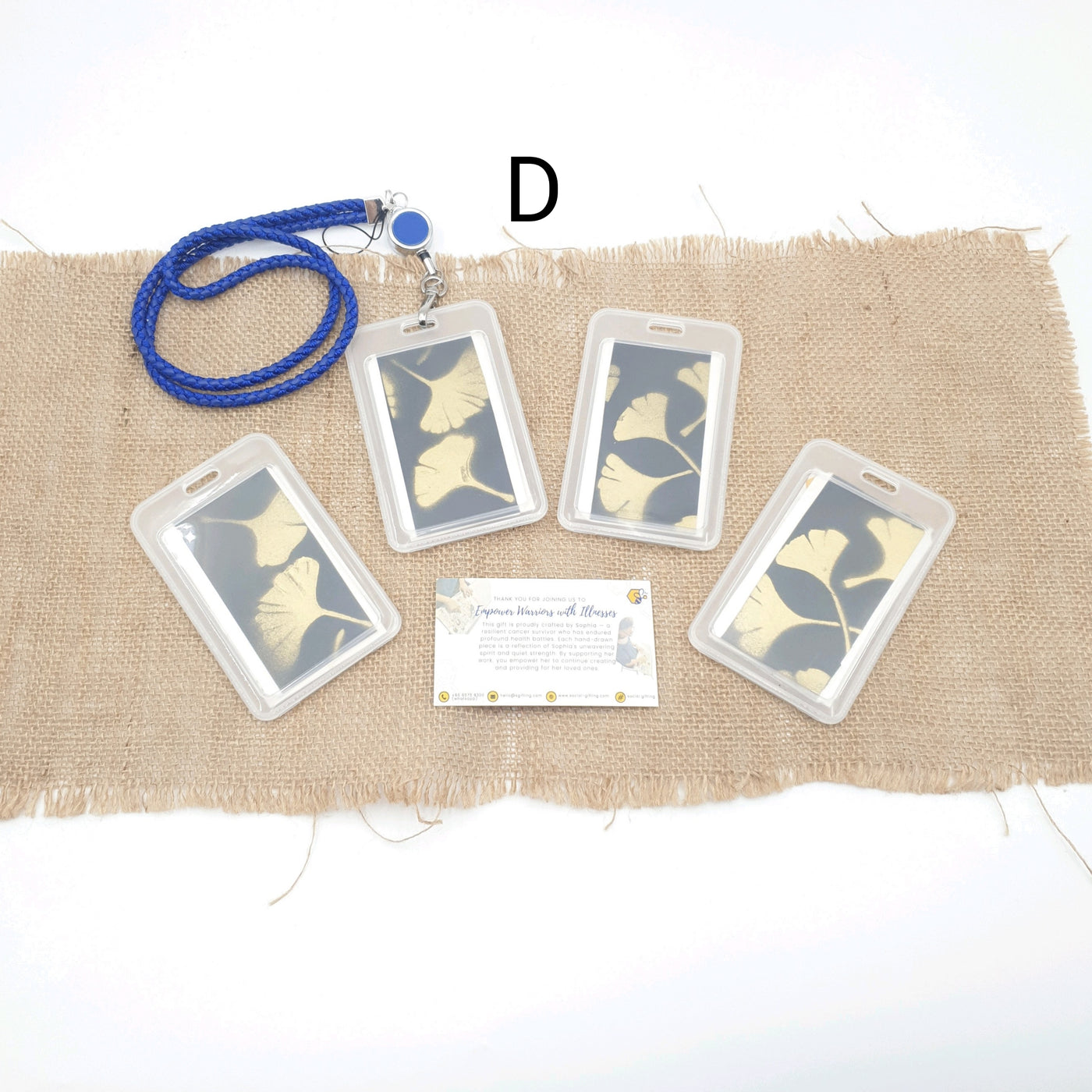 PU Leather Retractable Name Card Holder