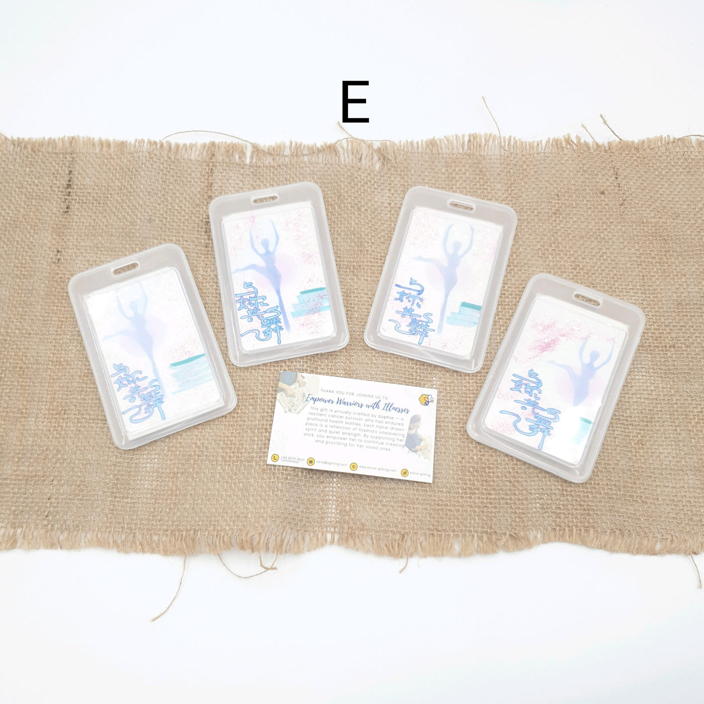 PU Leather Retractable Name Card Holder