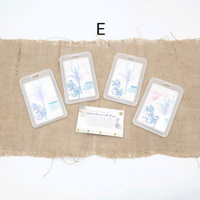 PU Leather Retractable Name Card Holder