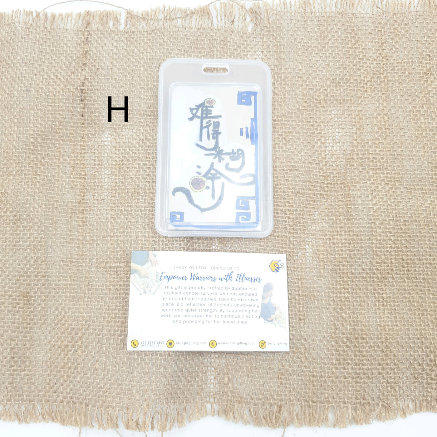 PU Leather Retractable Name Card Holder