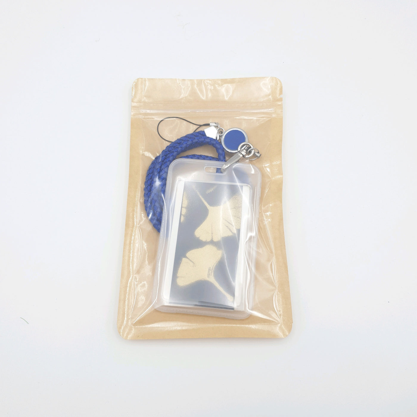PU Leather Retractable Name Card Holder
