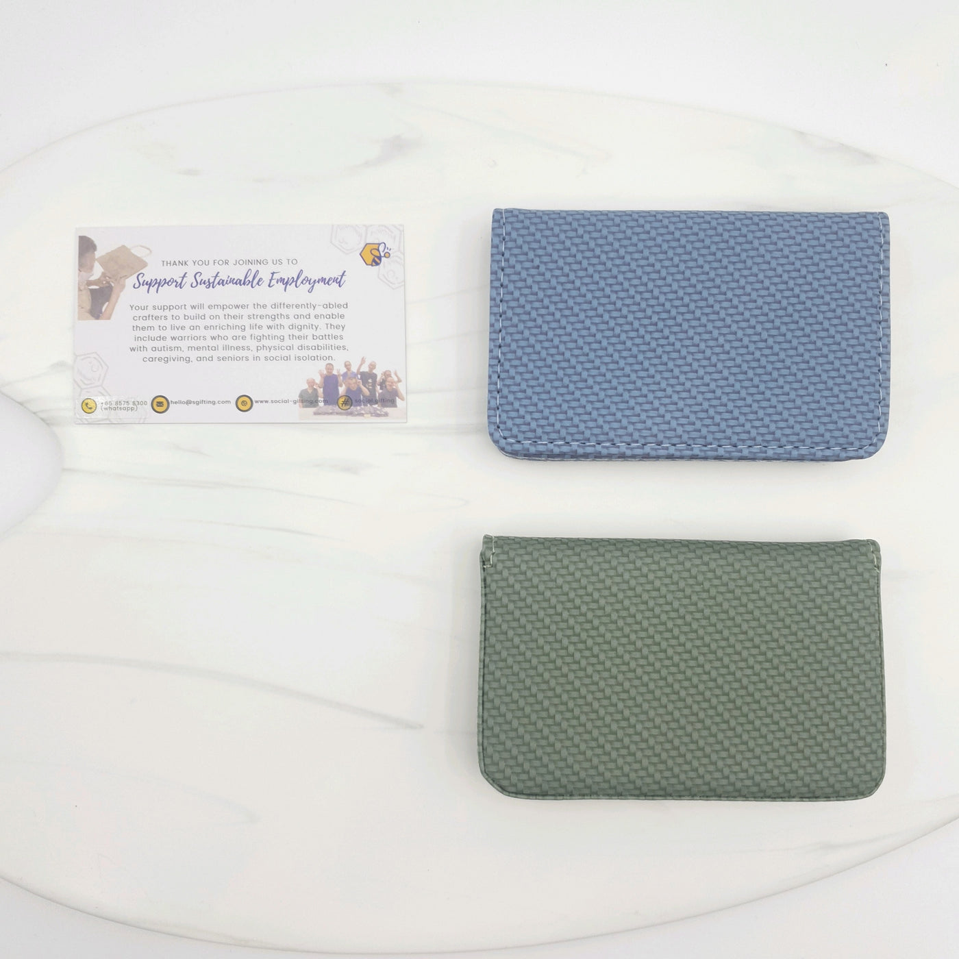 PU Leather Name Card Holder