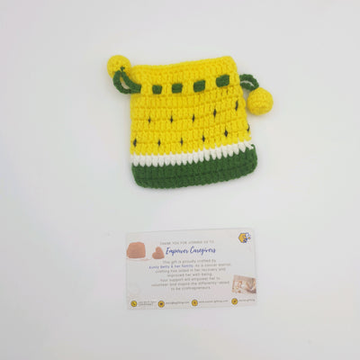 Crochet Drawstring Pouch