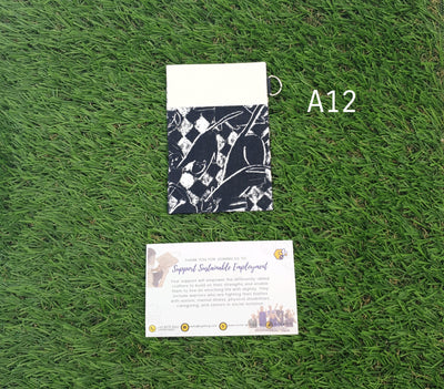 Patterned Card Holder with Ring