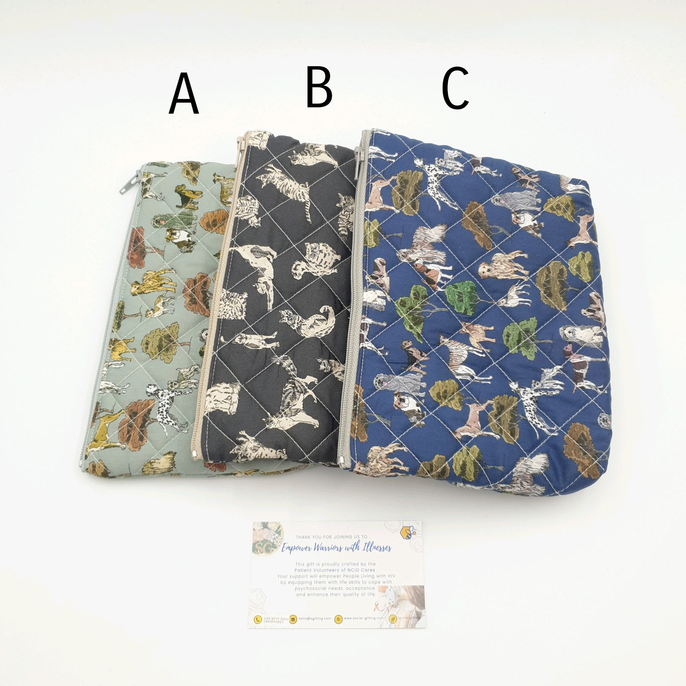 Quilted Liberty Pouch