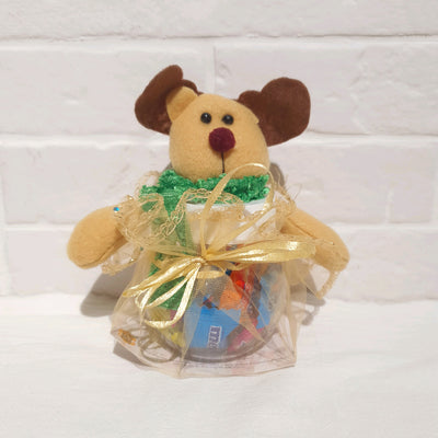 Reindeer Christmas Candy Jar