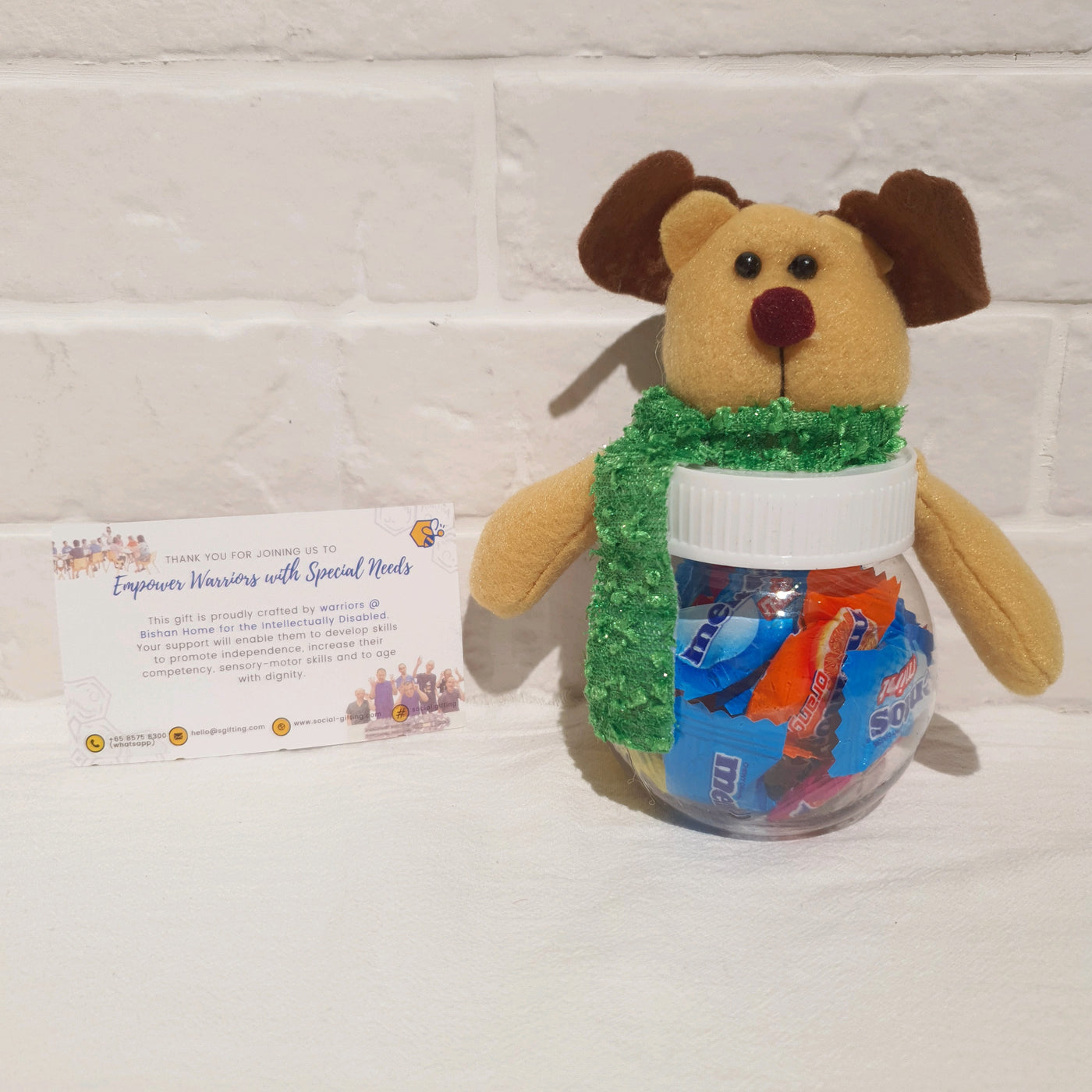 Reindeer Christmas Candy Jar