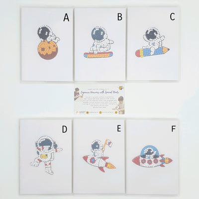 Diamond Art Sticker on Notebook