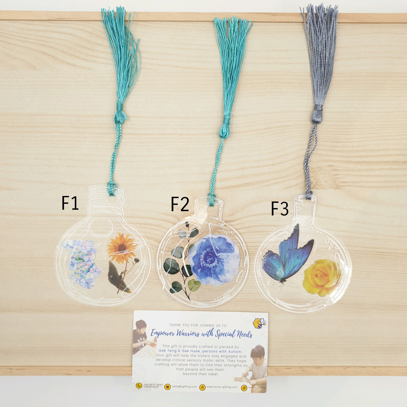 Floral Pressed Bookmark