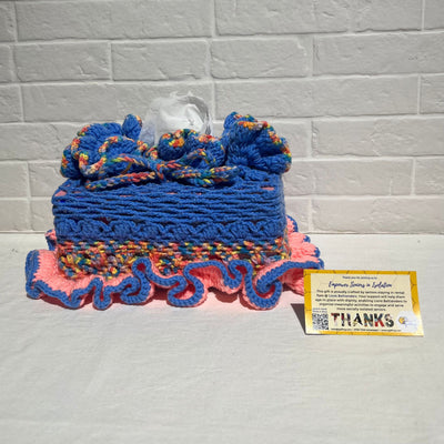 Hand Crocheted Tissue Box Holder