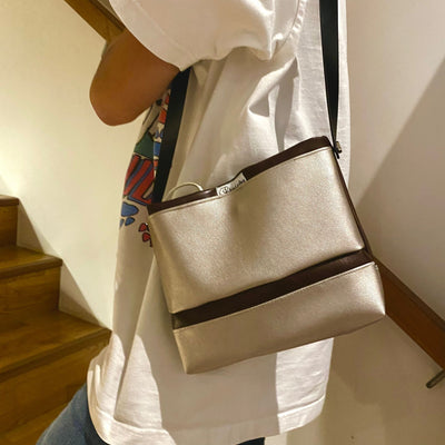 Upcycled Leather Shoulder Bag