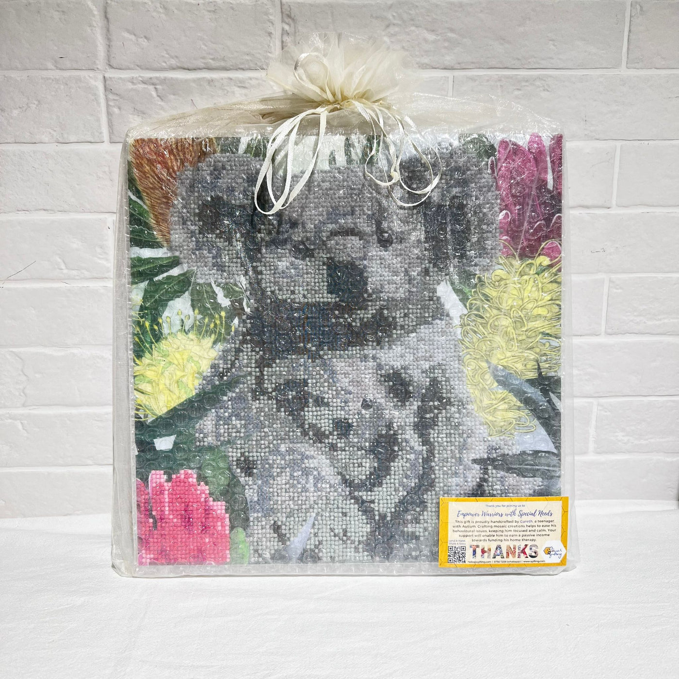 Blue Cockatoo Diamond Art Canvas