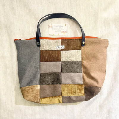 Lined Patchwork Shoulder Bags