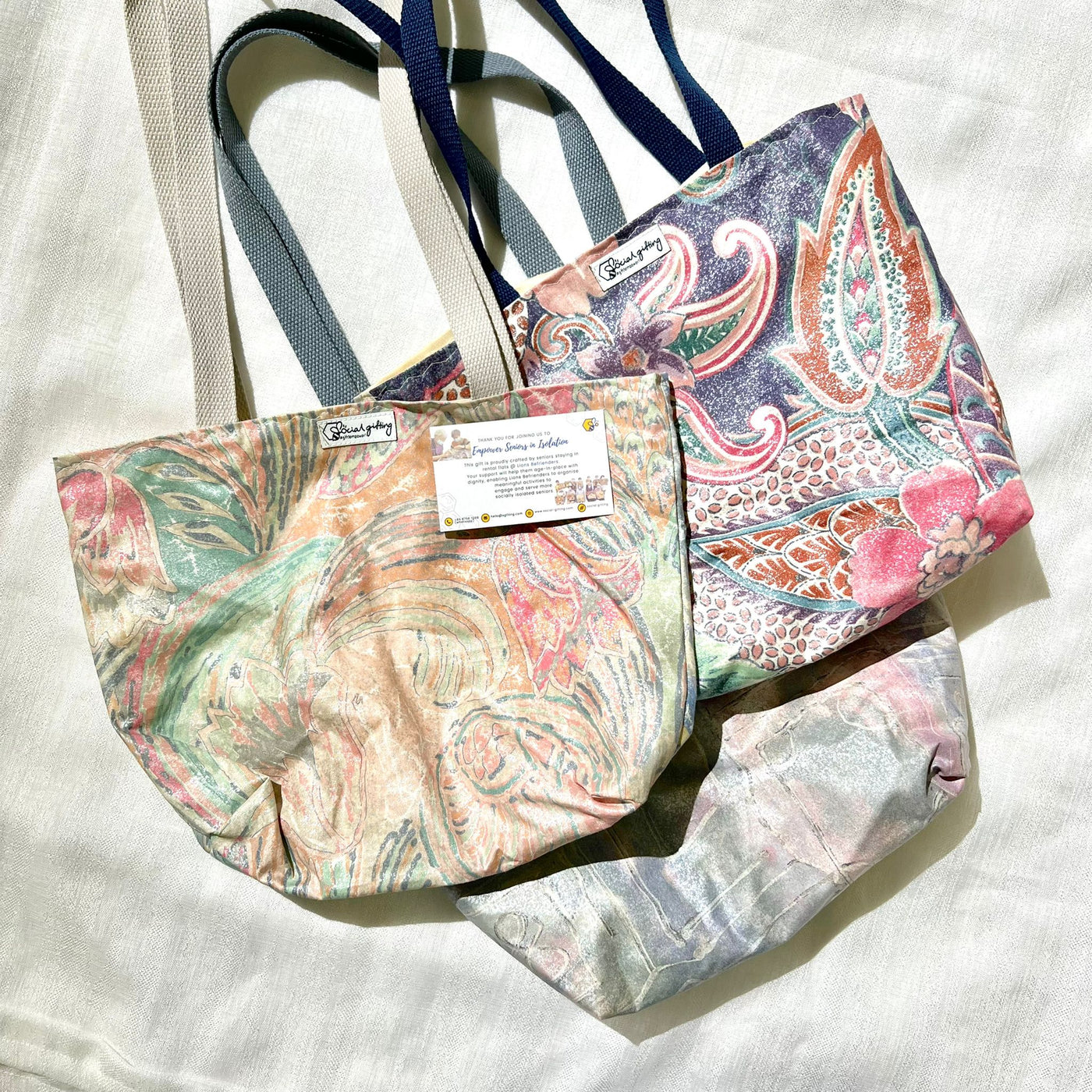 Upcycled Duo-Sided Tote