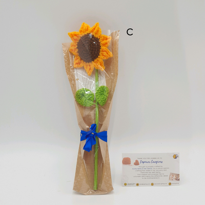 Crocheted Sunflower