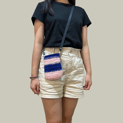 Assorted Designs Hand Crochet Cross Body Phone Bag