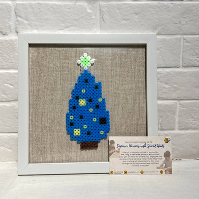 Assorted Hama Beads with Wooden Frame (20 x 20cm)