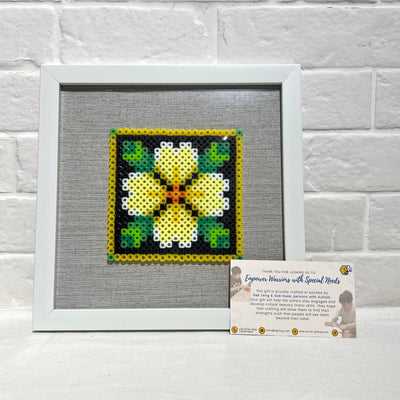 Assorted Hama Beads with Wooden Frame (20 x 20cm)