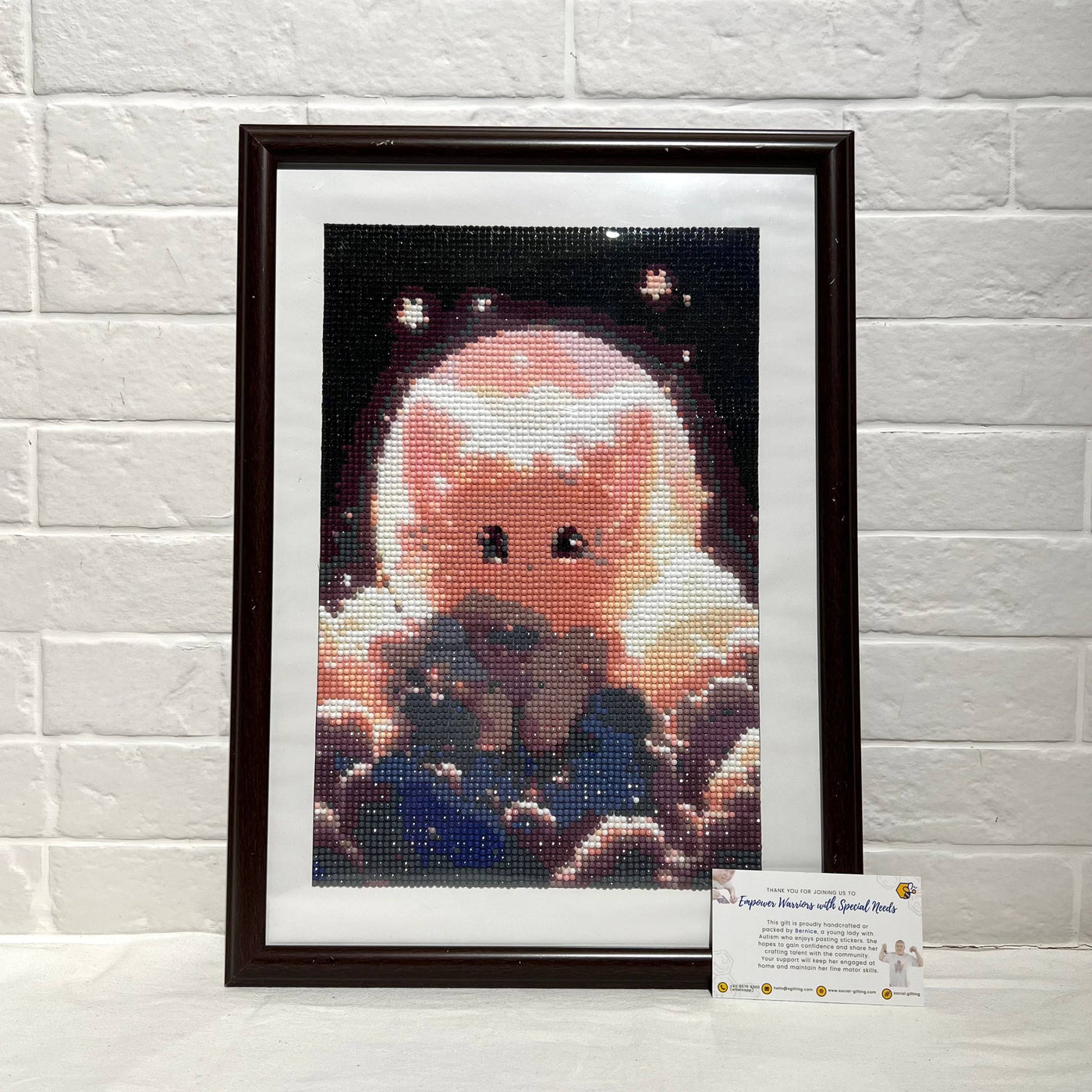 Diamond Art Cat in Clouds