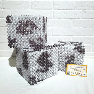 Handmade Beaded Square Tissue Box