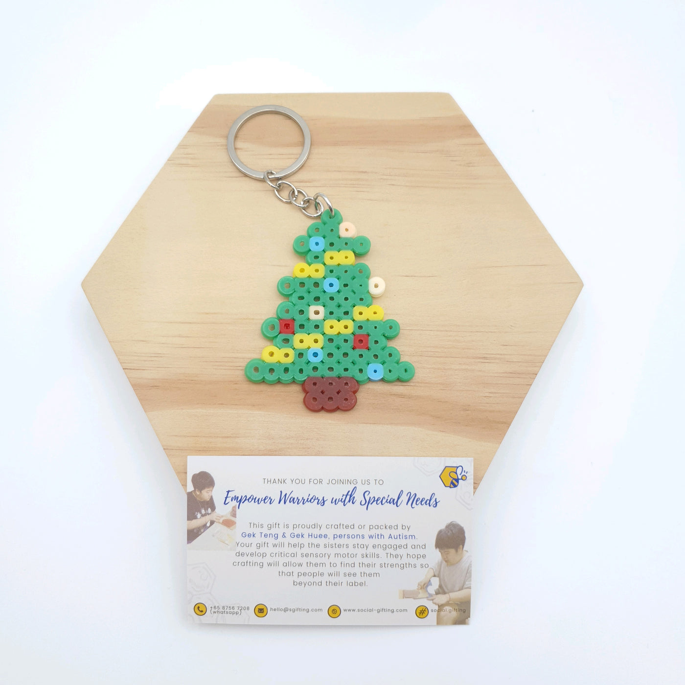 Hama Beads X'Mas Keychain – Social Gifting / SGifting Pte Ltd