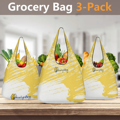 Personalised 3 Pack of Grocery Bags (45 days pre-order)