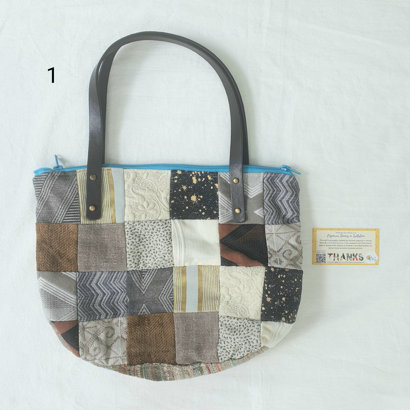 Assorted Upcycled Patchwork Tote bag