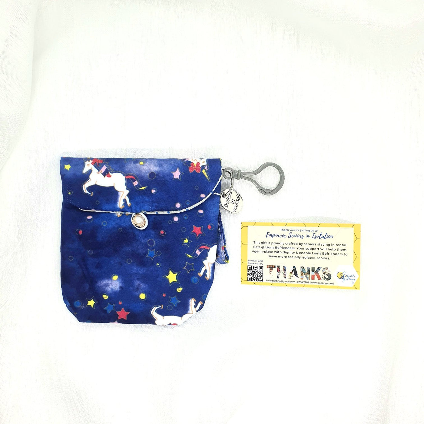 Multi-purpose Pouch with Motivational Charm